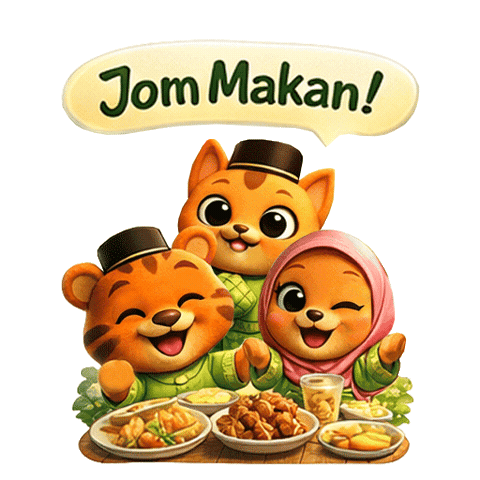 Ketupat Rendang Sticker by BerjayaTimesSquare