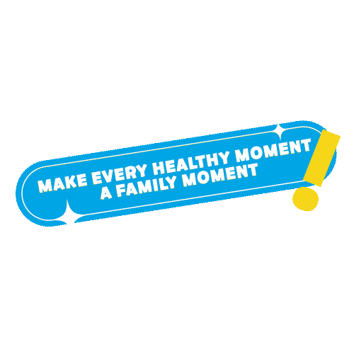 Family Healthy Lifestyle Sticker by Health Promotion Board Singapore