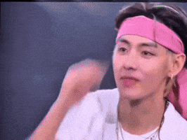 Kim Taehyung Smile GIF