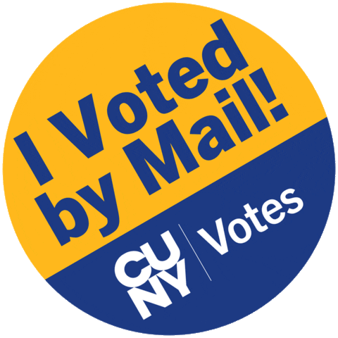 Vote By Mail Early Voting Sticker by City University of New York