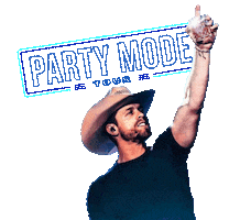 Country Music Party Mode Sticker by Dustin Lynch
