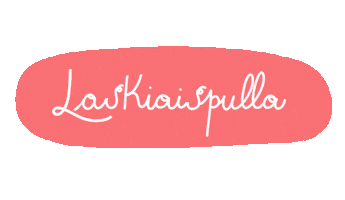 Pink Lettering Sticker