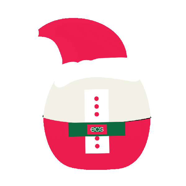 Santa Hat Christmas Sticker by eos Products