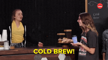 Coffee Cold Brew GIF by BuzzFeed