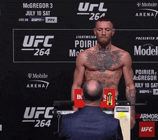 Weigh In Conor Mcgregor GIF by UFC