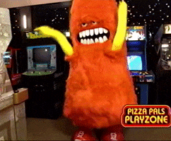 Arcade Laughing GIF by PIZZA PALS PLAYZONE