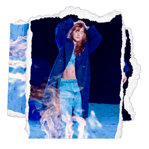 Winter Beach Sticker by Kenzie