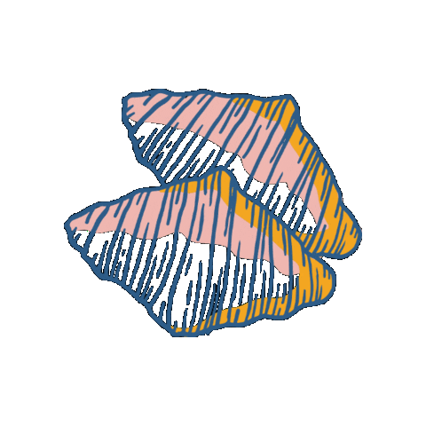 Croissant Sticker by Amity Coffee Co