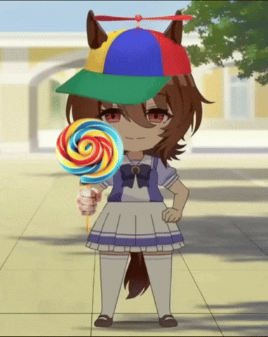 Girl Horse GIF