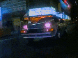 Driving City Lights GIF