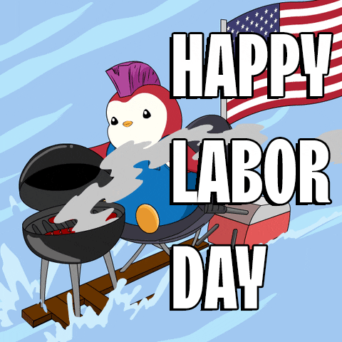 Labor Day Usa GIF by Pudgy Memez