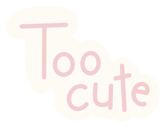 Cute Word Art' Sticker
