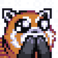 Red Panda Pixel GIF