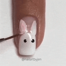 Easter Bunny Nails GIF - Find & Share on GIPHY