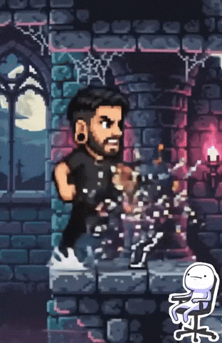 8 Bit Running GIF