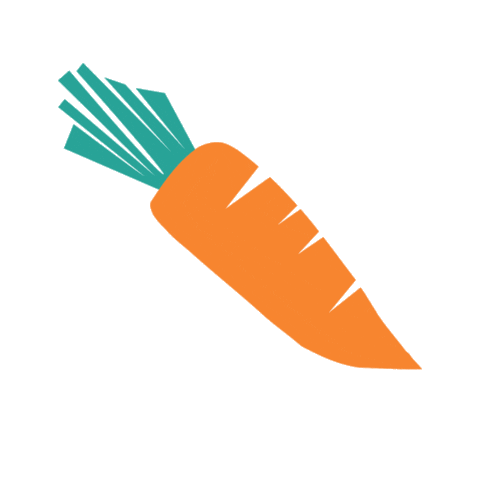 Carrot Waste Sticker by kokoza