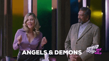 Angels And Demons GIF by Astrid and Lilly Save The World