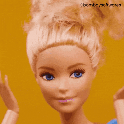 Barbie Doll What GIF by Bombay Softwares