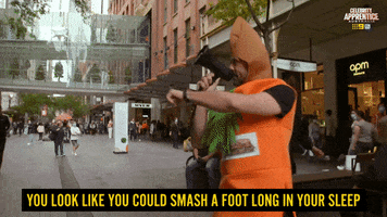 Hungry React GIF by Celebrity Apprentice Australia
