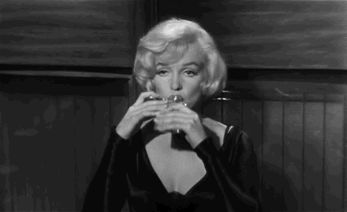 drunk marilyn monroe GIF by hoppip
