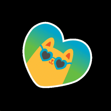 Cat Heart GIF by Global Pet Expo