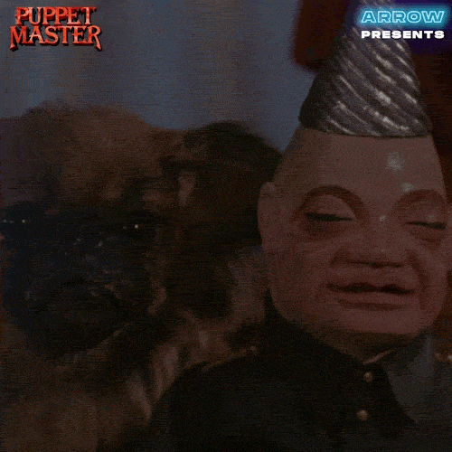 Puppet Master Reaction GIF by Arrow Video Find & Share on GIPHY
