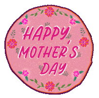 Mothers Day Hearts Sticker