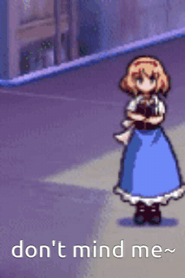 Alice Margatroid Dont Mind Me GIF