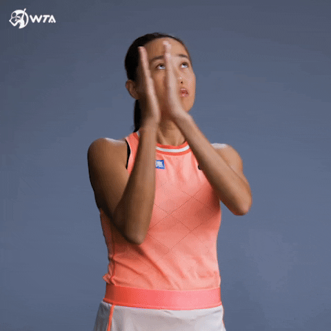Shuai Zhang Applause GIF by WTA