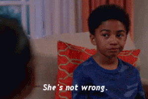 Shes Not Wrong Reaction GIF by MOODMAN
