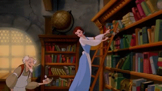 Beauty And The Beast Books GIF - Find & Share on GIPHY