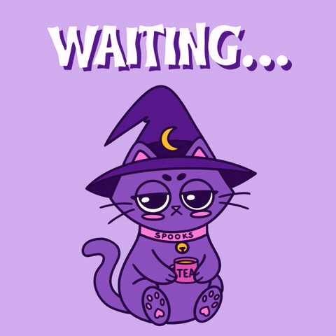 Tired Hurry Up GIF by Spooks the Cat