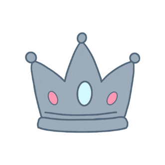 Pink Crown Sticker