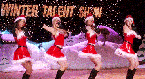  mean girls movies dancing christmas amy poehler GIF