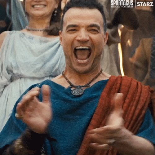 Happy Clapping GIF by Spartacus