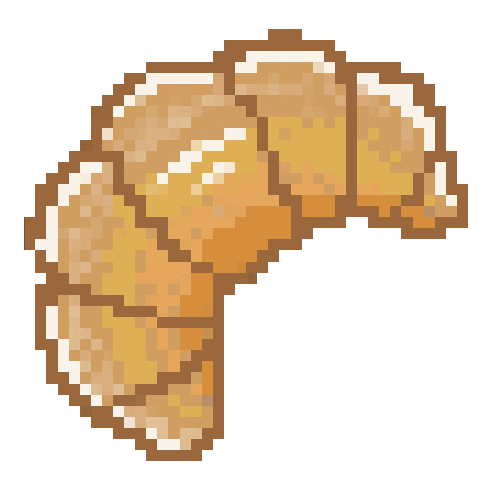 Pastry Croissant Sticker