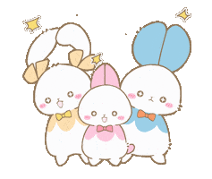 うさぎ 拍手 Sticker