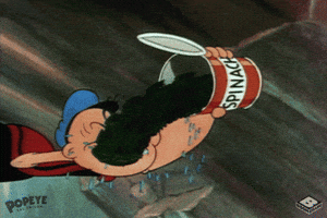 Eating Healthy Popeye The Sailor Man GIF by Boomerang Official