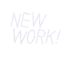 New Work Text Animation Sticker by Modular