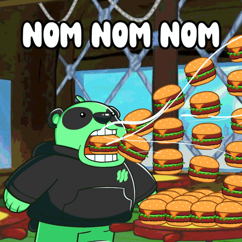 Hungry Burger GIF by SuperVerse