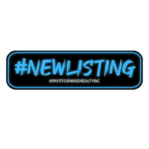 New Listing Sticker by Pay It Forward Realty Inc.