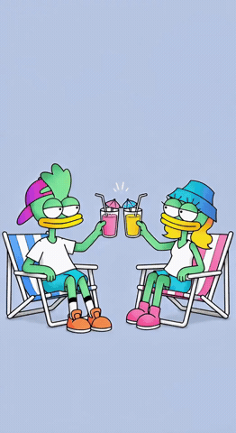 Summer Relaxing GIF by Supducks