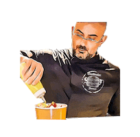 14 Hamburger E Fish Sticker by farorome