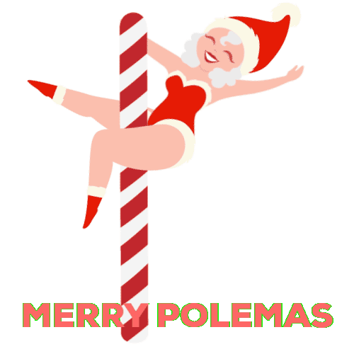Sliding Feliz Navidad Sticker