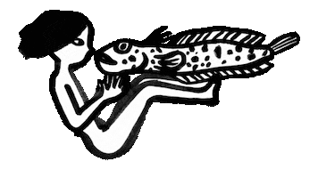 Ocean Icefish Sticker by The Soap and the Sea