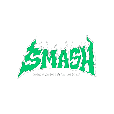 Fire Smash Sticker