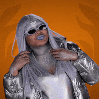 Silver Hair GIF by GIPHY Studios Originals