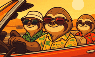 Cruising Driving GIF by Slothana