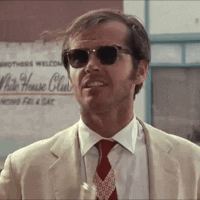 Jack Nicholson Drinking GIF