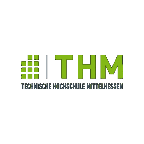 Pixel Quadrat Sticker by Technische Hochschule Mittelhessen
